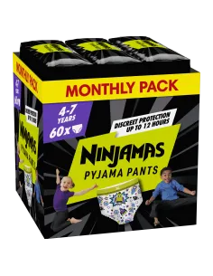 Pampers Ninjamas pidžaamapüksid Space 60 tk (17-30 kg)