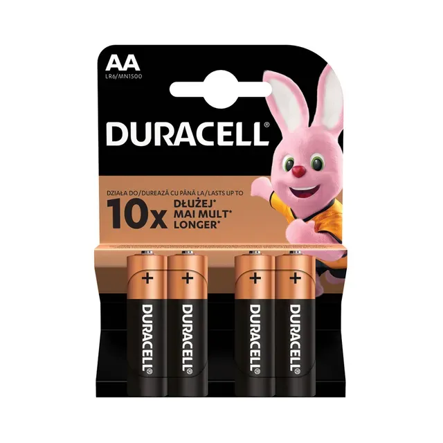 Patareid Basic AA, DURACELL, 4 tk