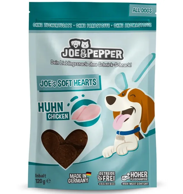 Joe & Pepper Soft Bones pehmed koeramaiused kanalihaga, teraviljavabad (Mac's)