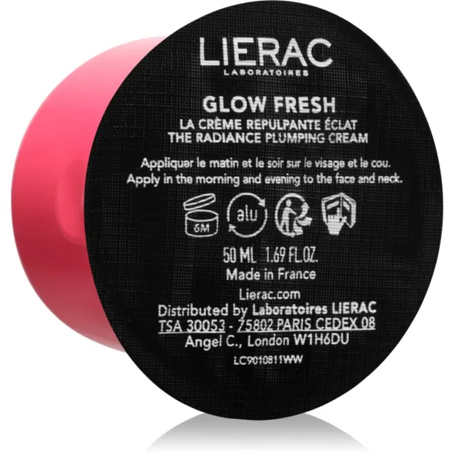 Lierac Glow Fresh The Radiance Plumping Cream Pinguldav näokreem 50 ml