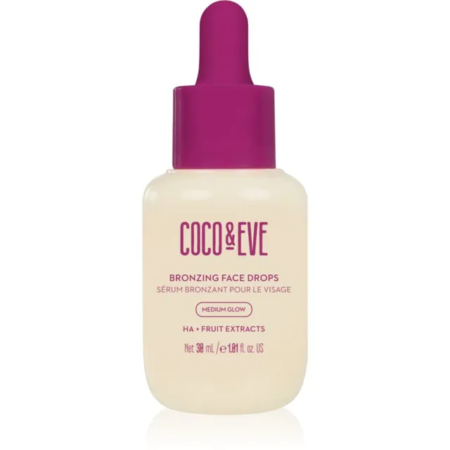 Coco & Eve Sunny Honey Bronzing Face Drops Isepruunistavad tilgad näole Medium Glow (new) 30 ml