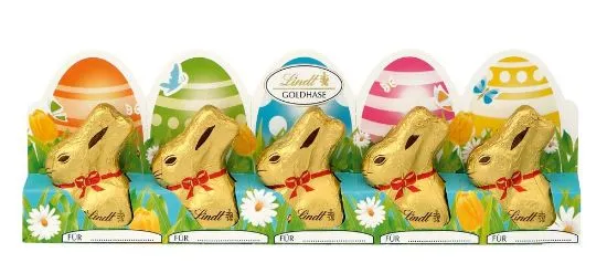 Lindt piimašokolaad Bunny 5x10g