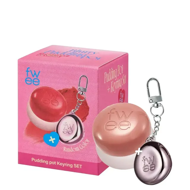 FWEE Lip & Cheek Blurry Pudding Pot ND04 My Keyring Set