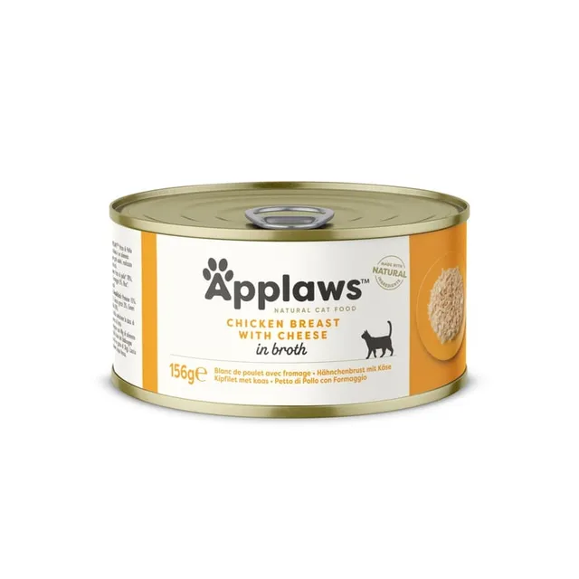 Applaws kassikonserv, kana/juust, 156 g