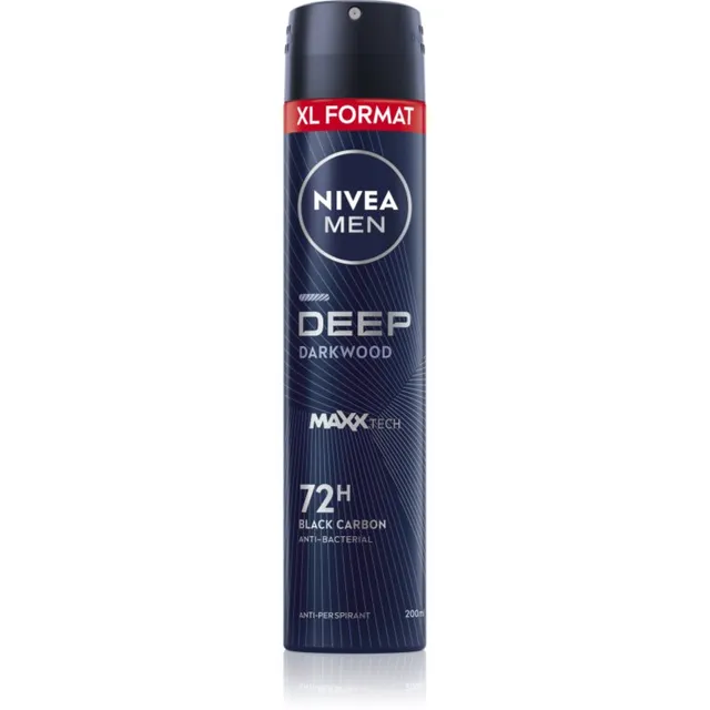 NIVEA MEN Deep Pihustatav antiprespirant meestele 200 ml