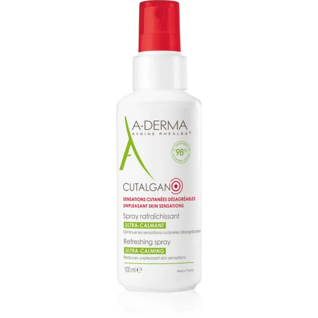 A-Derma Cutalgan Refreshing Spray Rahustav pihusti ärrituse ja sügelemise vastu 100 ml
