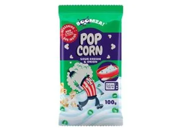 Mikropopkorn hapukoore-sibula BOOMZA100g
