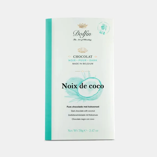 Tume šokolaad kookosega 70g