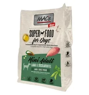 MAC's Mono väikesele tõule LAMBALIHA ja BATAADIGA teraviljavaba kuivtoit koerale (Superfood Mini Breed Dog Lamb & Sweet Potato)