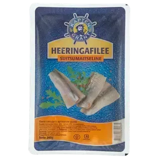 Kapten Grant Heeringafilee Suitsumaitseline 240g