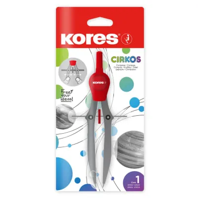 Plastmasskompass Kores Cirkos