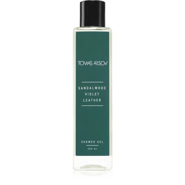 Tomas Arsov SANDALWOOD VIOLET LEATHER Shower gel Lõhnastatud dušigeel niisutava toimega 200 ml