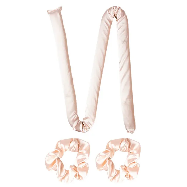 THE VINTAGE COSMETIC Satin Heatless Curling Band komplekt
