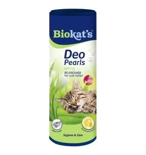 Kassiliiva lõhnastaja, kevadelõhnaline ja lõhnakaitse efektiga Biokat's Deo Pearls spring 700 g