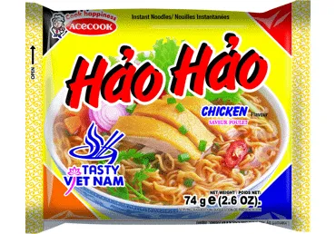 Kiirnuudlid kanalihamaits.HAO HAO 74g