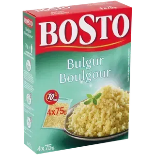 Bulgur 4 x 75g, BOSTO, 300 g