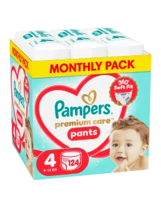 Pampers Premium Care Pants püksmähkmed suurus 4 (124 tk)