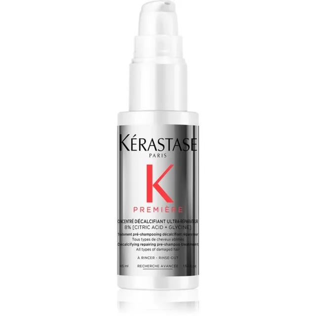 Kérastase Première Concentré Décalcifiant Ultra-Réparateur Enne šampooni kasutatav toitev hooldus kahjustatud juustele 45 ml