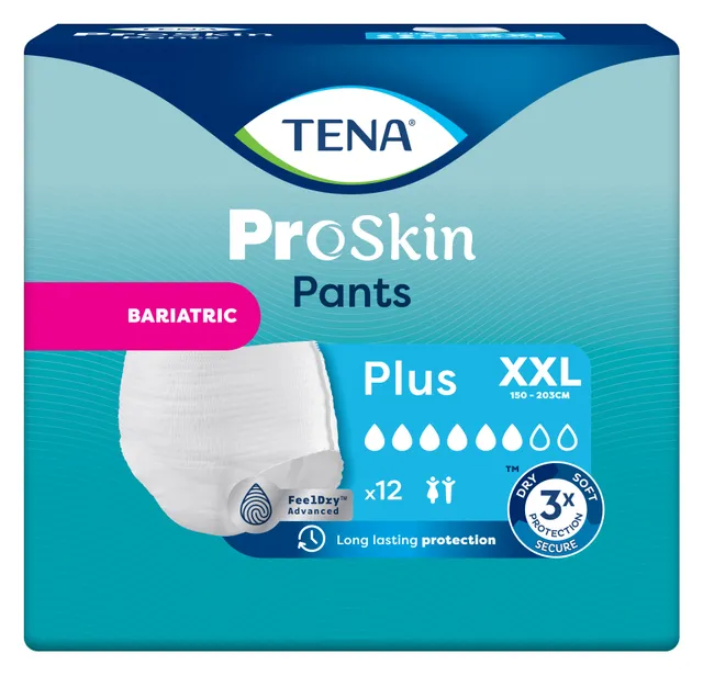 TENA PANTS BARIATRIC PLUS XXL N12
