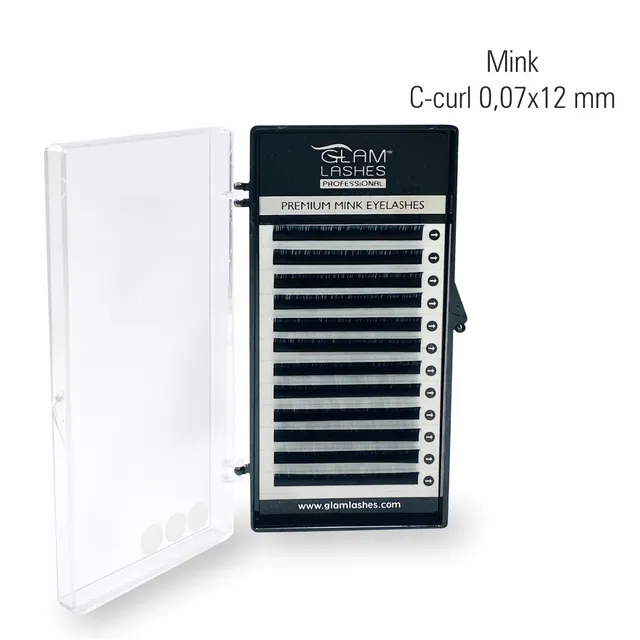 GlamLashes Premium Mink Eyelash Extension C-Curl 0,07