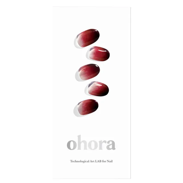 OHORA Semi Cured Gel Nail Strips N Blood Drop 30pcs