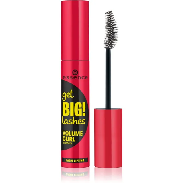essence Get BIG! Lashes Volüümi andev ja koolutav ripsmetušš varjund 01 Black 12 ml