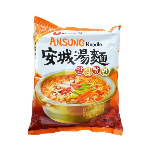 Kiirnuudlid Ansung ramen miso ja veis, NONGSHIM, 125g