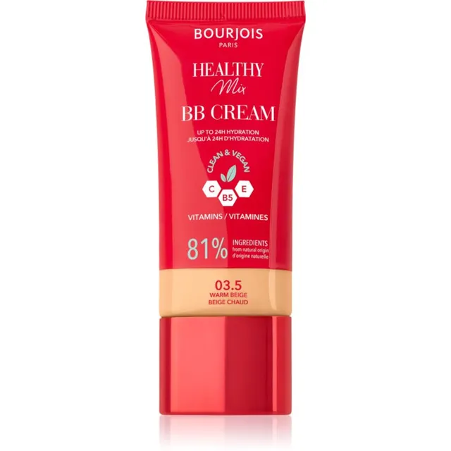 Bourjois Healthy Mix Clean & Vegan BB Cream BB kreem varjund 3,5 Warm Beige 30 ml