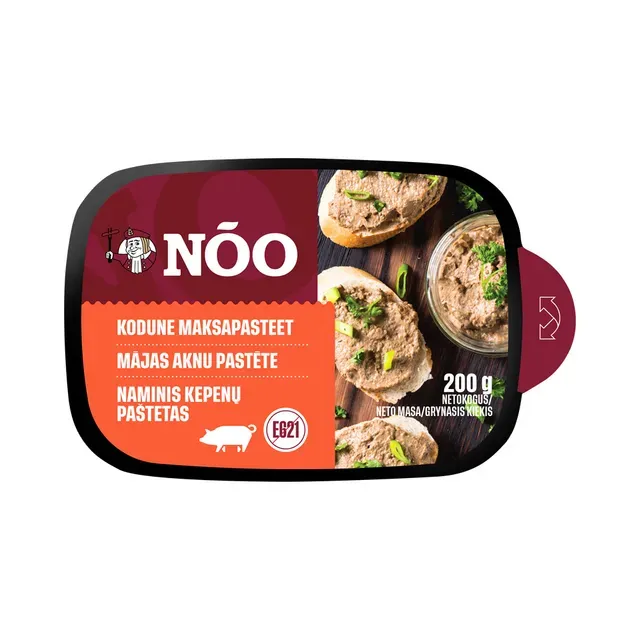 Kodune maksapasteet, NÕO, 200g