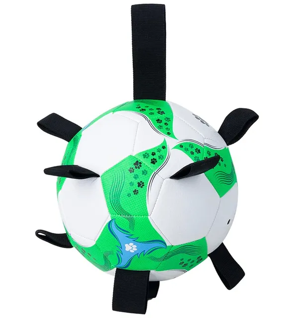 Jalgpall koerale, aasadega, kunstnahast Sport Fun - My Football (Pawise)