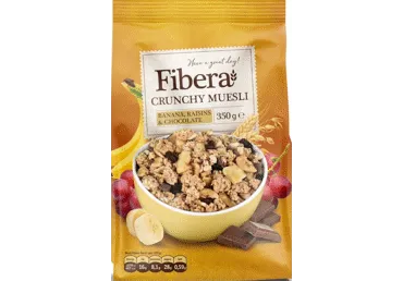 Müsli banaaniga FIBERA 350g
