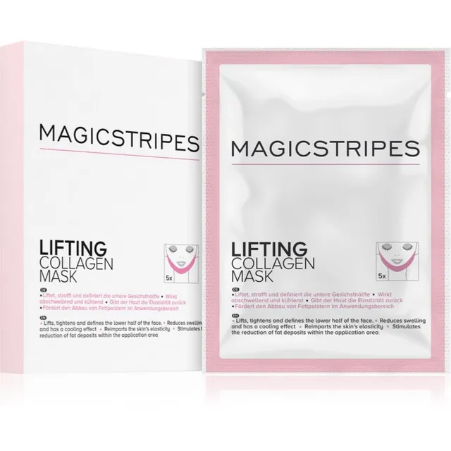 MAGICSTRIPES Lifting Collagen Mask Tõstev ja pinguldav kollageenimask 5 tk