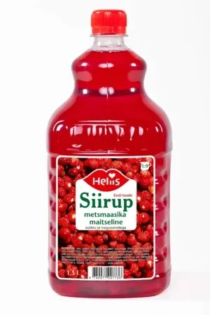 Metsmaasikamaitseline Siirup 1,5L
