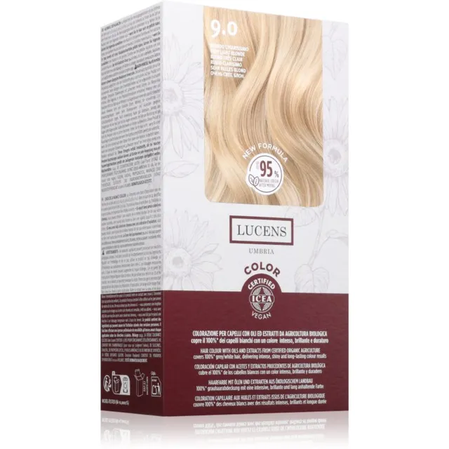 Kemon Group Lucens Umbria Juuksevärv varjund 9.0 Biondo Chiarissimo 100 ml