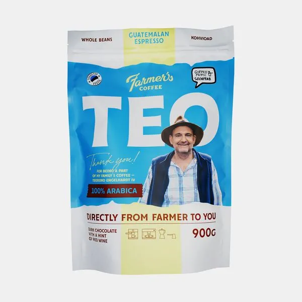 Guatemala espresso kohvioad 900g