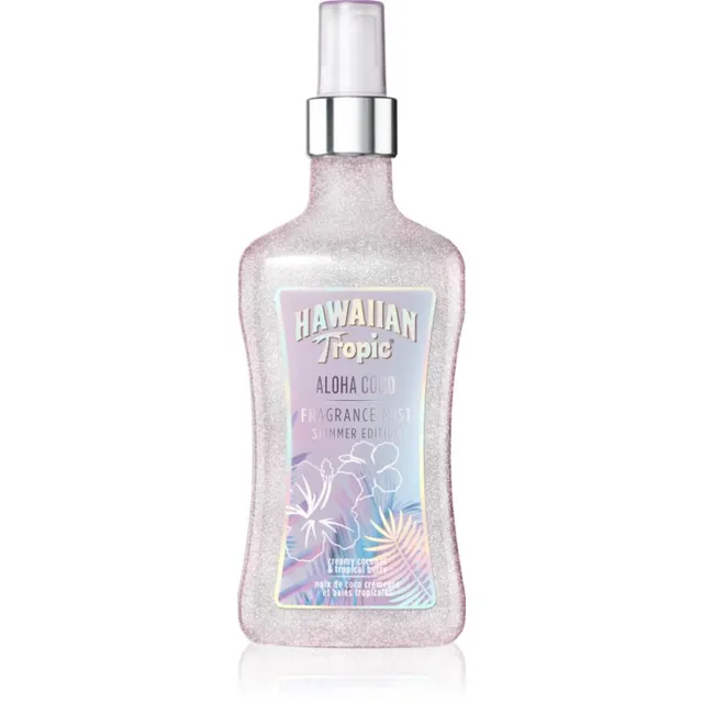 Hawaiian Tropic Perfumes Aloha Coco Shimmer Kehapihusti sädelusega naistele 250 ml