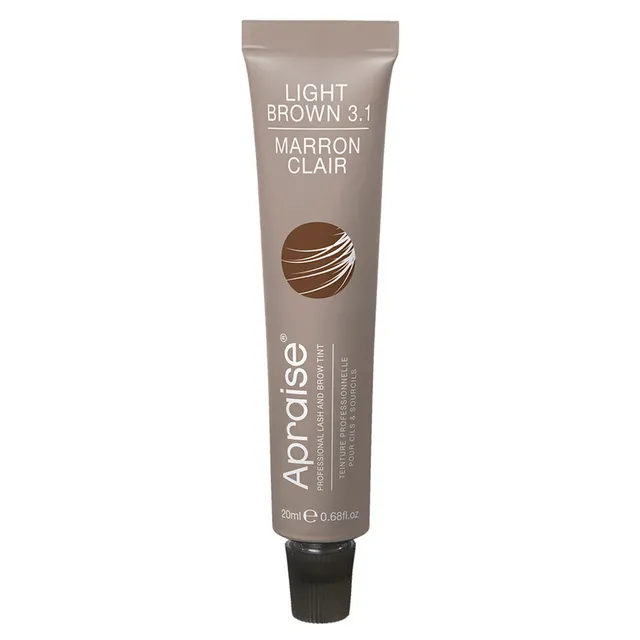 APRAISE Professional Eyelash And Eyebrow Tint Light Brown 20ml