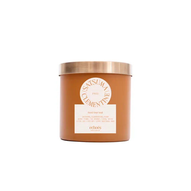Echoés Dual Wick Natural Candle