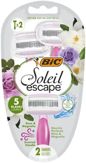 Bic raseerija Soleil Escape 5 roos-magnoolia 2tk