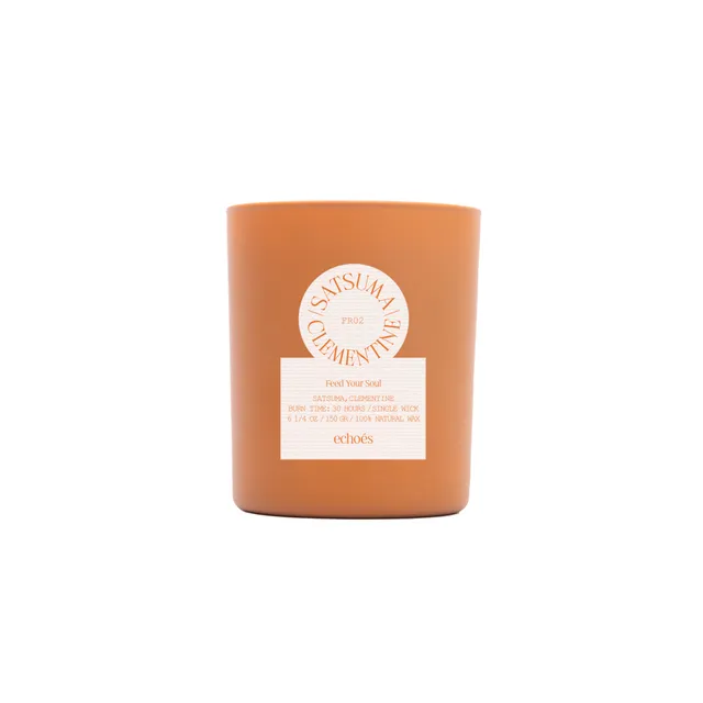 Echoés Single Wick Natural Candle