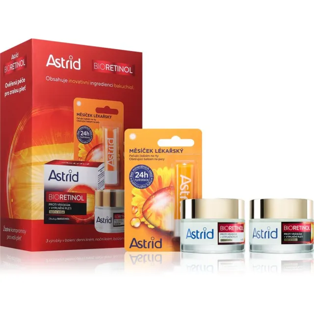 Astrid Bioretinol Kinkekomplekt laitmatu naha saavutamiseks