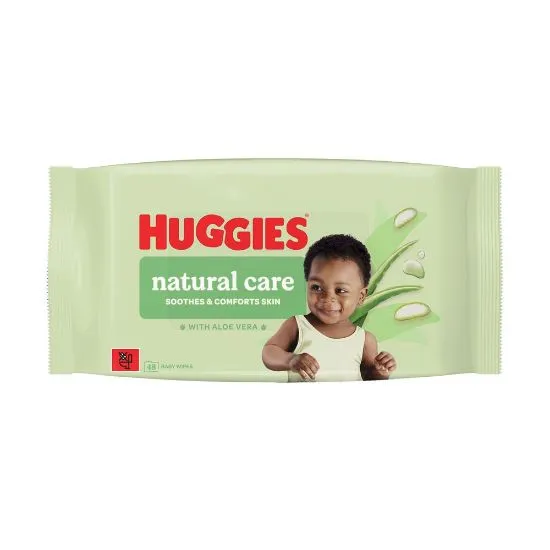 Huggies niisked salvrätikud Natural Care 48tk