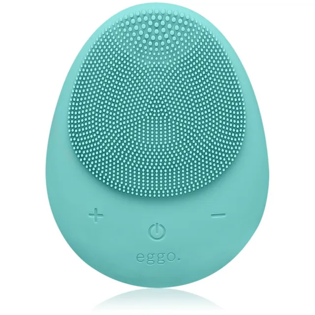 Eggo Sonic Skin Cleanser Harjastega nahapuhastusseade näole Green 1 tk