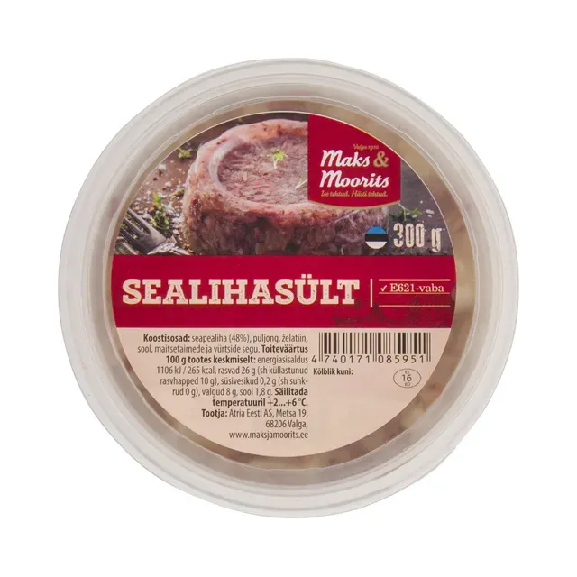 Sealihasült, MAKS&MOORITS, 300 g