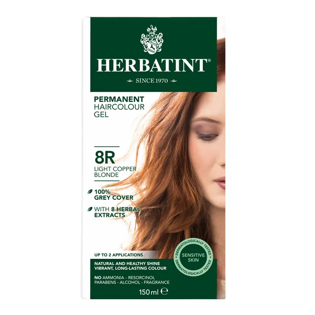 Juuksevärv Hele vaskne blond 8R