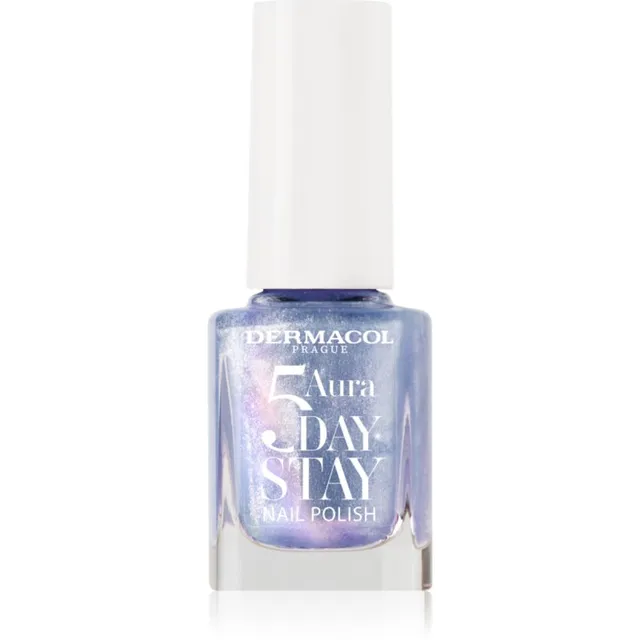 Dermacol 5 Day Stay Aura Kauapüsiv küünelakk pärlmutterläikega varjund 71 Ocean Mist 11 ml