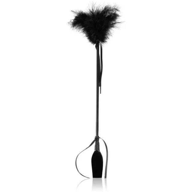 Secret play Riding Crop Black Nahast Piits Sulgedega Kõditi Black 52 cm
