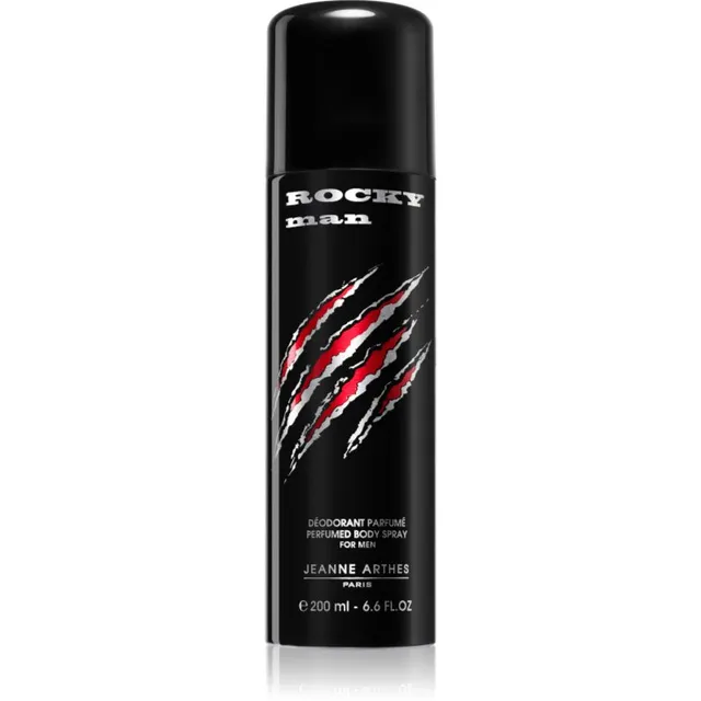 Jeanne Arthes Rocky Man Deodorant ja kehapihusti meestele 200 ml