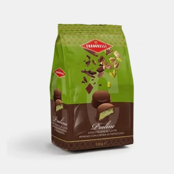 Pistaatsiamaitseline pralineekommid 130g
