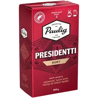 Presidentti Ruby jahvatud kohv, PAULIG, 500 g